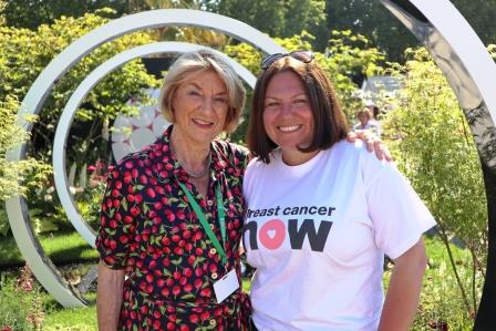 Ruth Willmott and her Breast Cancer Now Garden Through the Microscope Web