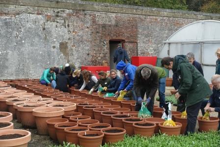 Good Gardening Diploma students' practical session at Arundel Castle.  Photo by Richard Dunkley from his Arundel Year project