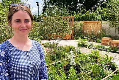 2021 EGS alumni Amelia The Communication Garden which Best Construction and Silver medal BBC