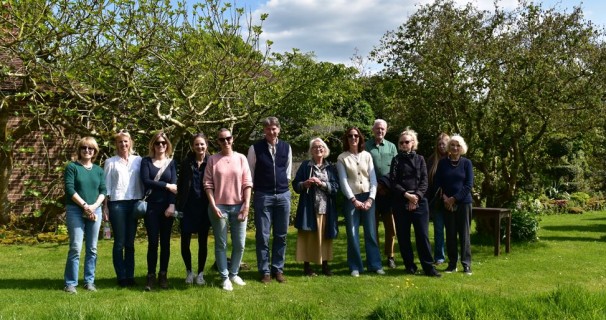 2023 OYGG STUDENTS AT CHARLOTTE MOLESWORTH'S GARDEN MAY 2023