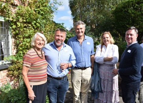 EGS at 40: Rosemary, Dan Flynn, Richard Miers, B Brooks, Philip Barnes